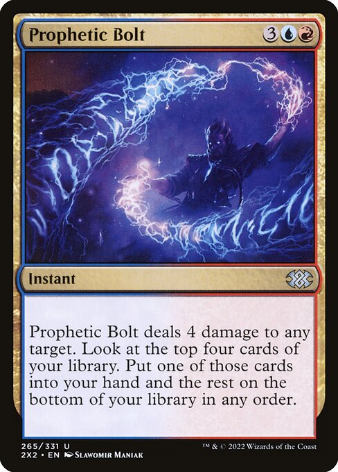 Prophetic Bolt - Double Masters 2022 2X2 - NM - 265 U (Foil)