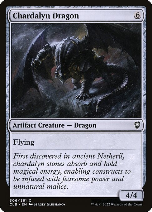 Chardalyn Dragon - Battle for Baldur's Gate CLB - NM - 306 C