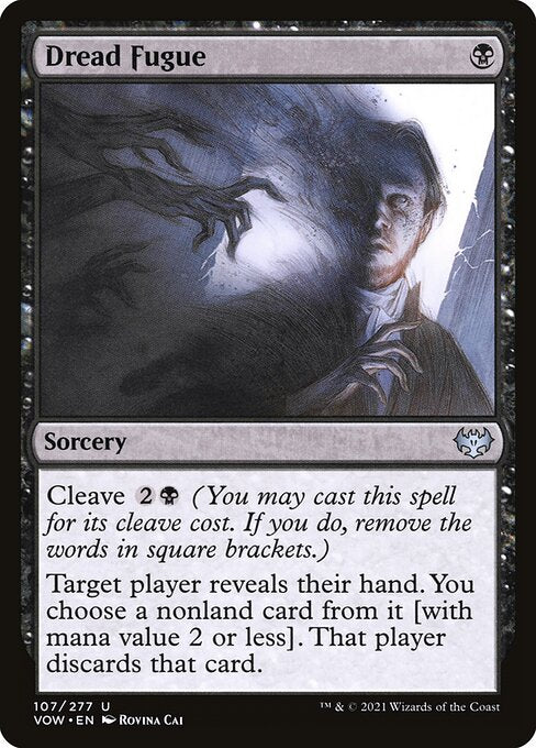 Dread Fugue - Innistrad: Crimson Vow VOW - NM - 107 U