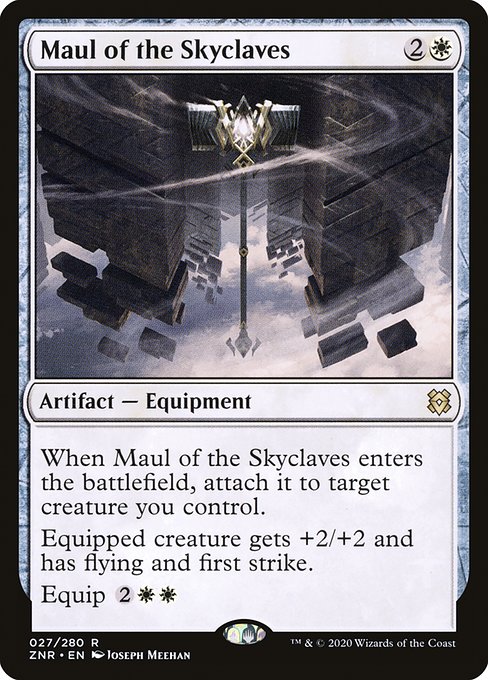 Maul of the Skyclaves - Zendikar Rising ZNR - NM - 027 R (Foil)