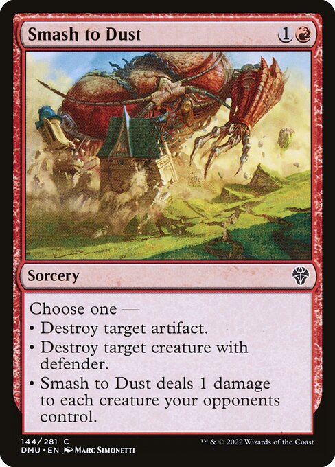 Smash to Dust - Dominaria United DMU - NM - 144 C