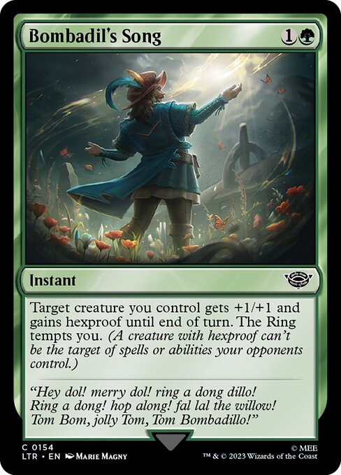 Bombadil's Song - The Lord of the Rings: Tales of Middle-earth LTR - NM - 0154 C (Foil)