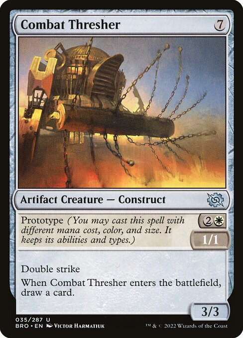 Combat Thresher - The Brothers' War BRO - NM - 035 U