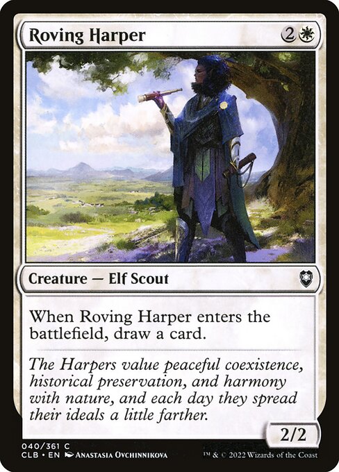 Roving Harper - Battle for Baldur's Gate CLB - NM - 040 C