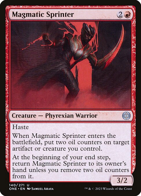 Magmatic Sprinter - Phyrexia: All Will Be One ONE - NM - 140 U