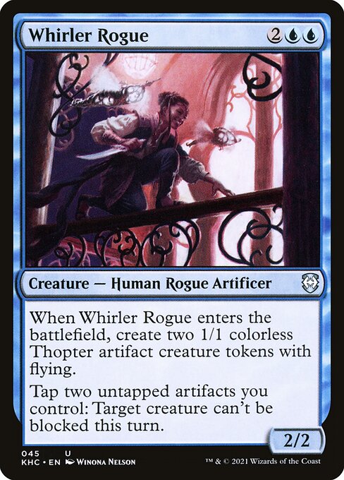 Whirler Rogue - Kaldheim Commander KHC - NM - 045 U