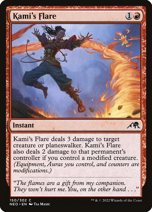 Kami's Flare - Kamigawa: Neon Dynasty NEO - NM - 150 C