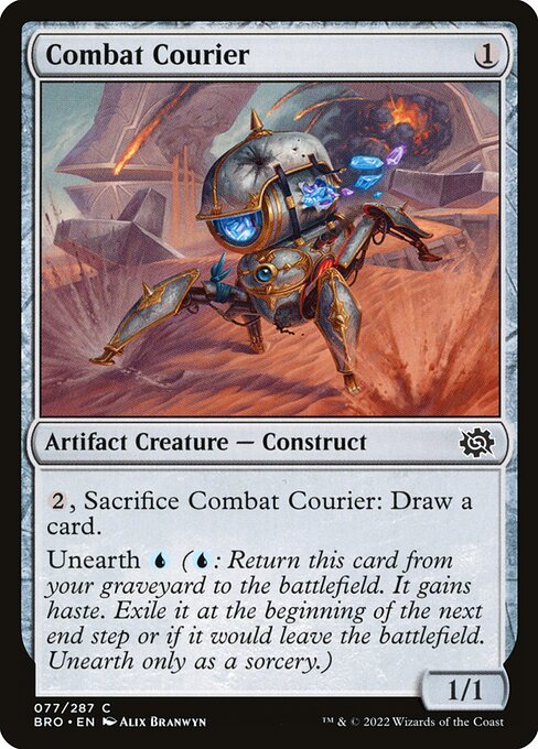 Combat Courier - The Brothers' War BRO - NM - 077 C