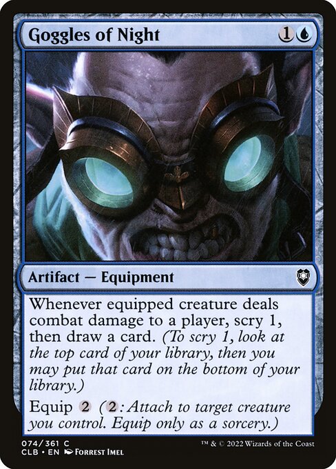 Goggles of Night - Battle for Baldur's Gate CLB - NM - 074 C