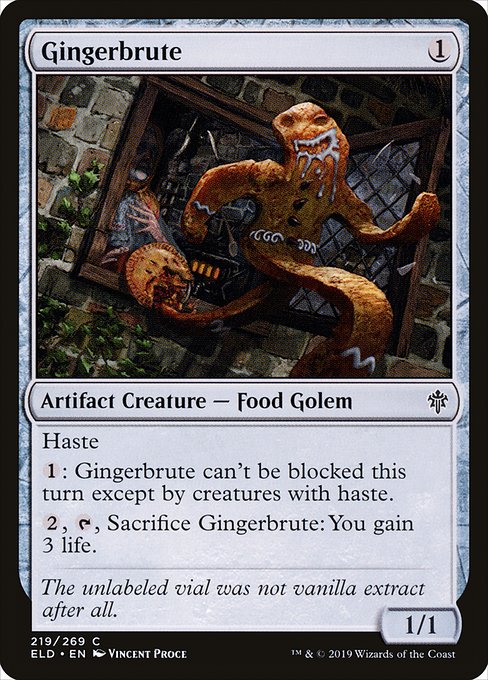 Gingerbrute - Throne of Eldraine ELD - NM - 219 C