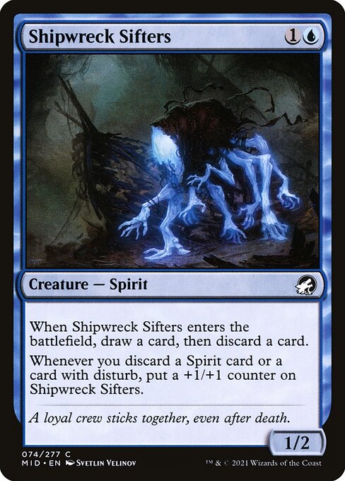 Shipwreck Sifters - Innistrad: Midnight Hunt MID - NM - 074 C