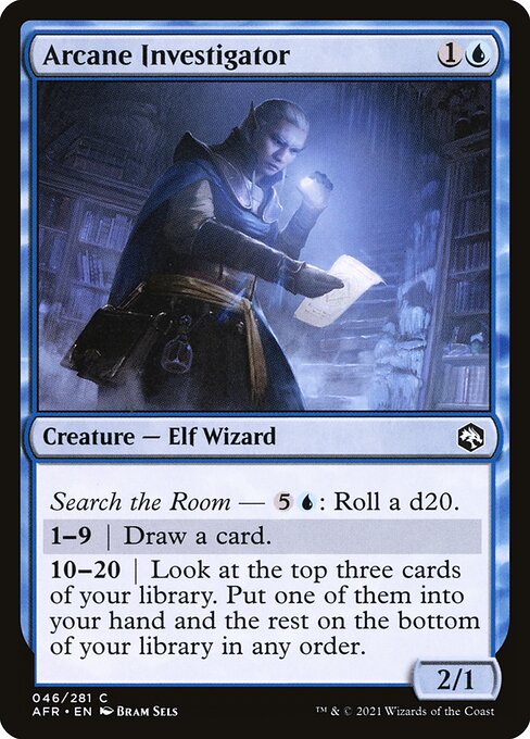 Arcane Investigator - Adventures in the Forgotten Realms AFR - NM - 046 C