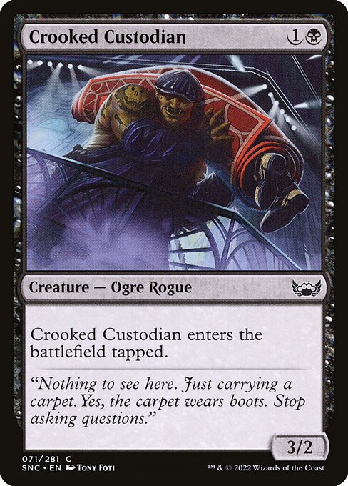 Crooked Custodian - Streets of New Capenna SNC - NM - 071 C