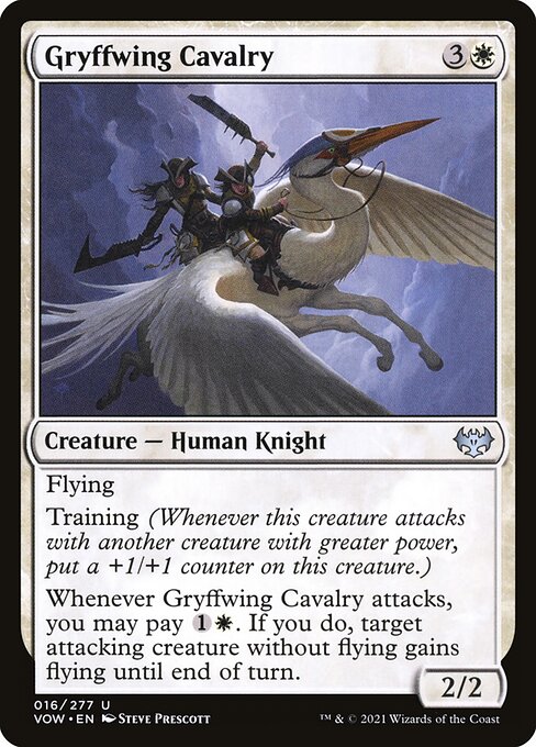 Gryffwing Cavalry - Innistrad: Crimson Vow VOW - NM - 016 U