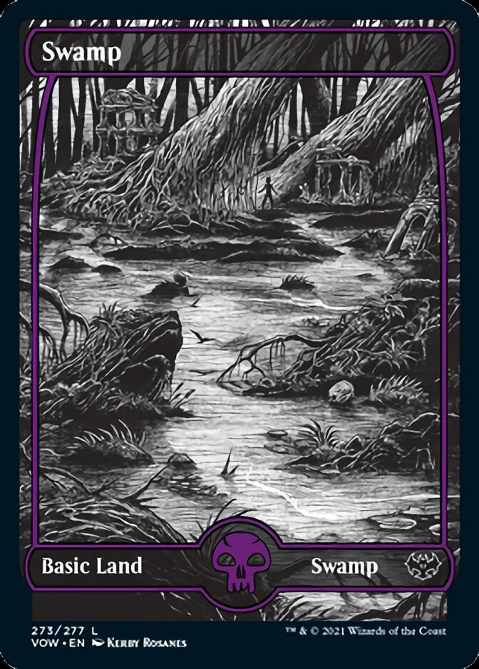 Swamp - Innistrad: Crimson Vow VOW - NM - 273 L (Full Art)