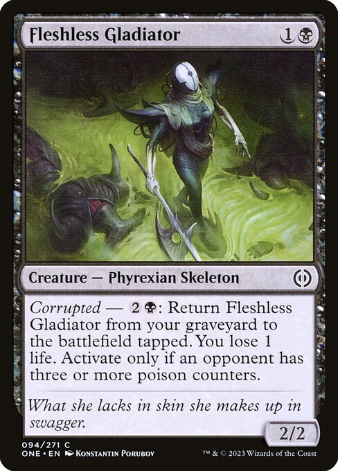 Fleshless Gladiator - Phyrexia: All Will Be One ONE - NM - 094 C