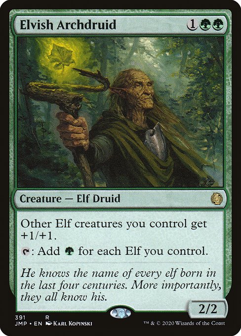 Elvish Archdruid - Jumpstart JMP - NM - 391 R