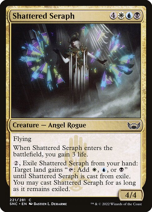 Shattered Seraph - Streets of New Capenna SNC - NM - 221 C