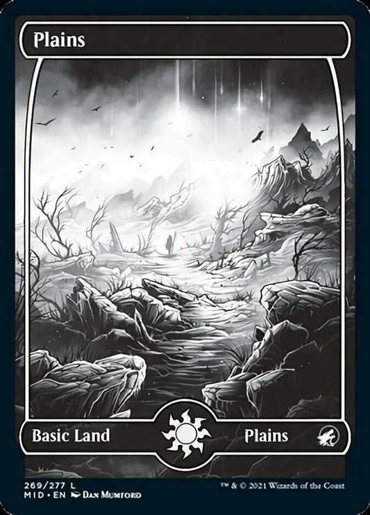 Plains - Innistrad: Midnight Hunt MID - NM - 269 L (Full Art)