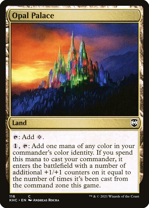 Opal Palace - Kaldheim Commander KHC - NM - 116 C