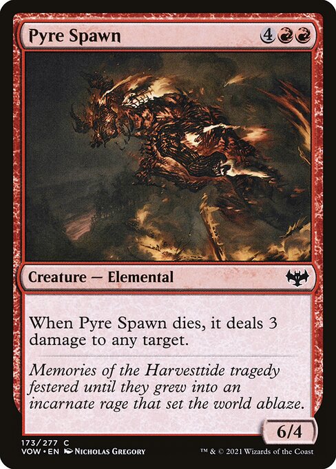 Pyre Spawn - Innistrad: Crimson Vow VOW - NM - 173 C