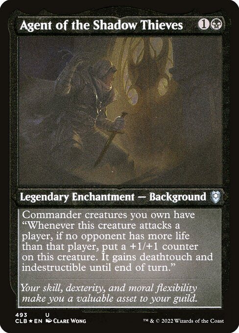 Agent of the Shadow Thieves - Battle for Baldur's Gate CLB - EX - 493 U (Etched Foil)