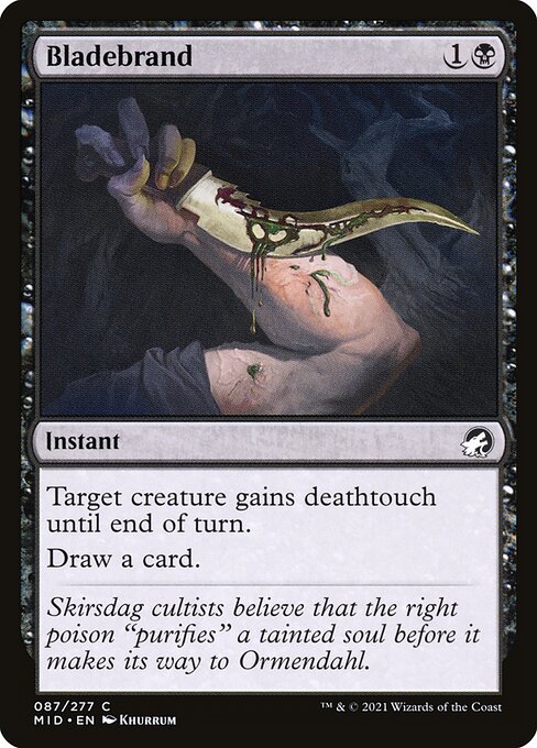 Bladebrand - Innistrad: Midnight Hunt MID - NM - 087 C