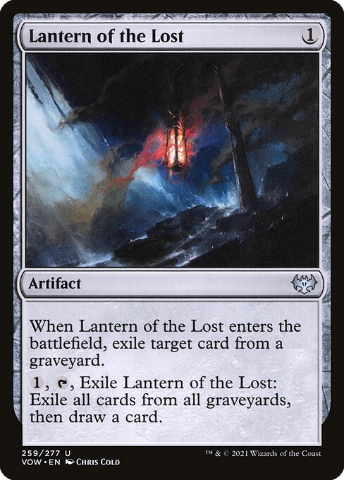 Lantern Of The Lost - Innistrad: Crimson Vow VOW - NM - 259 U