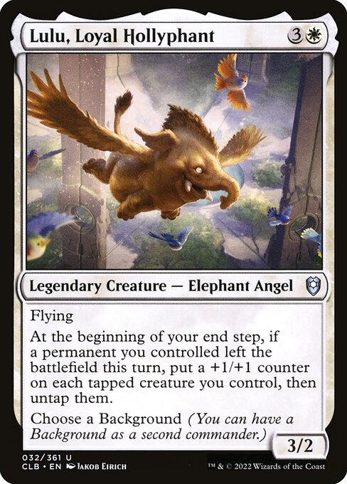 Lulu, Loyal Hollyphant - Battle for Baldur's Gate CLB - NM - 032 U