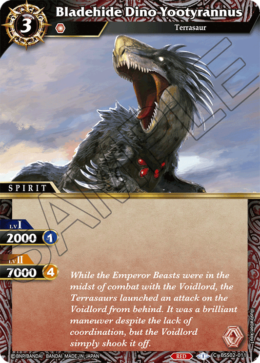 Bladehide Dino Yootyrannus - C BSS02-011 - False Gods