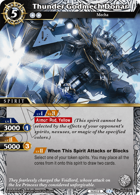 Thunder Godmech Donar - UC BSS02-041 - False Gods