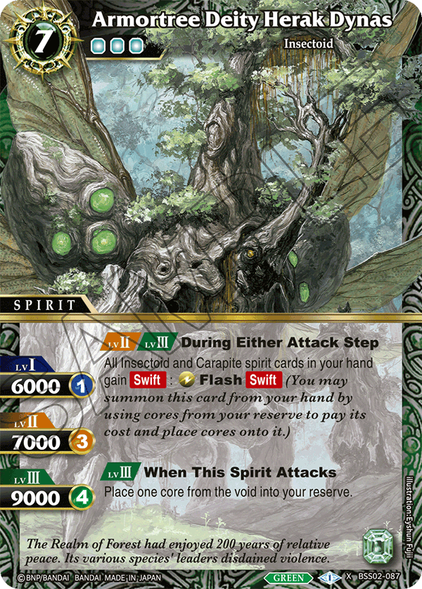 Armortree Deity Herak Dynas - X BSS02-087 - False Gods (Foil)