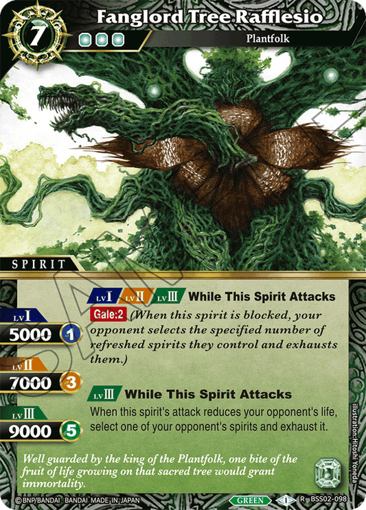 Fanglord Tree Rafflesio - R BSS02-098 - False Gods (Foil)