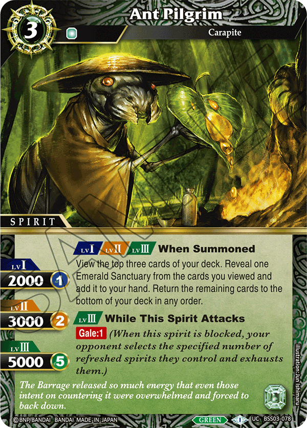 Ant Pilgrim - U BSS03-078 - Aquatic Invaders (Foil)