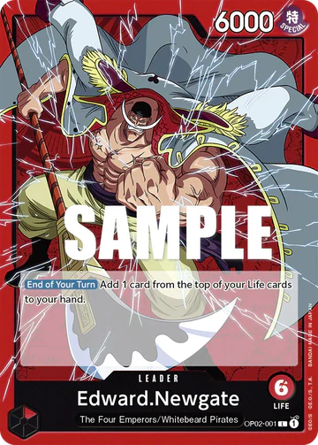 Edward.Newgate - OP02-001 L - OP02 Paramount War - One Piece Card Game