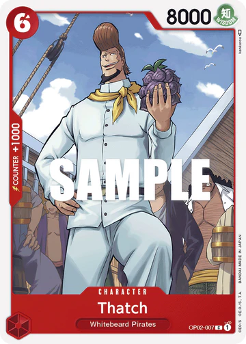 Thatch - OP02-007 C - OP02 Paramount War - One Piece Card Game