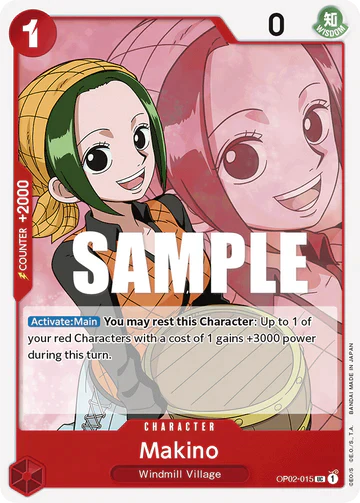 Makino - OP02-015 UC - OP02 Paramount War - One Piece Card Game