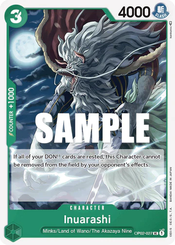 Inuarashi - OP02-027 UC - OP02 Paramount War - One Piece Card Game