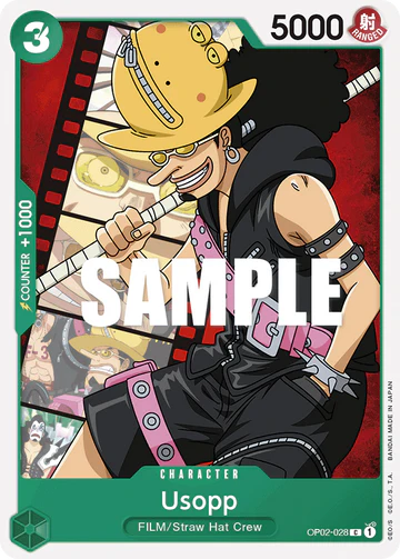 Usopp - OP02-028 C - OP02 Paramount War - One Piece Card Game