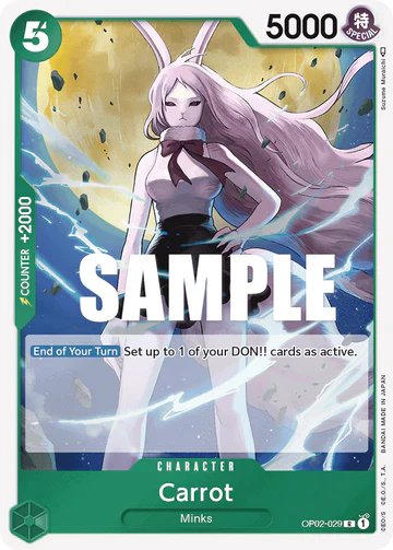 Carrot - OP02-029 R - OP02 Paramount War - One Piece Card Game (Foil)
