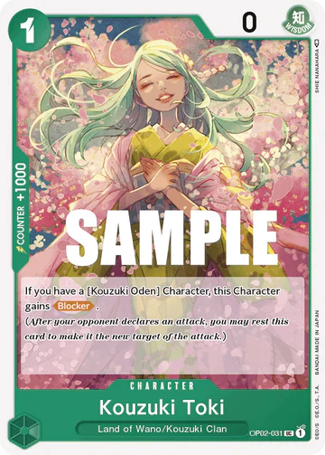 Kouzuki Toki - OP02-031 UC - OP02 Paramount War - One Piece Card Game