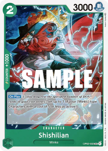 Shishilian - OP02-032 UC - OP02 Paramount War - One Piece Card Game