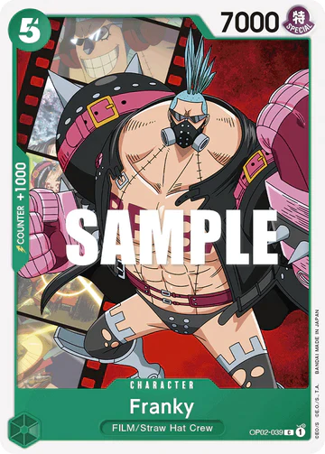 Franky - OP02-039 C - OP02 Paramount War - One Piece Card Game