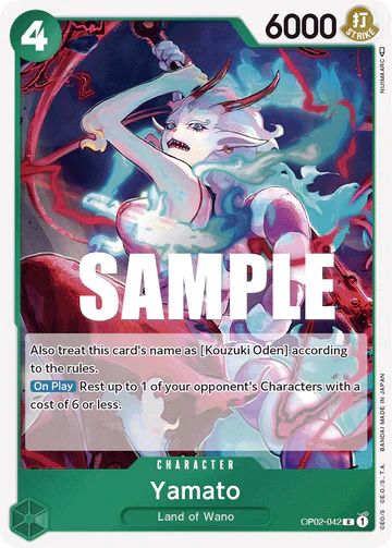 Yamato - OP02-042 R - OP02 Paramount War - One Piece Card Game (Foil)