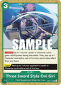 Three Sword Style Oni Giri - OP02-045 C - OP02 Paramount War - One Piece Card