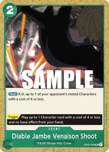 Diable Jambe Venaison Shoot - OP02-046 UC - OP02 Paramount War - One Piece Card