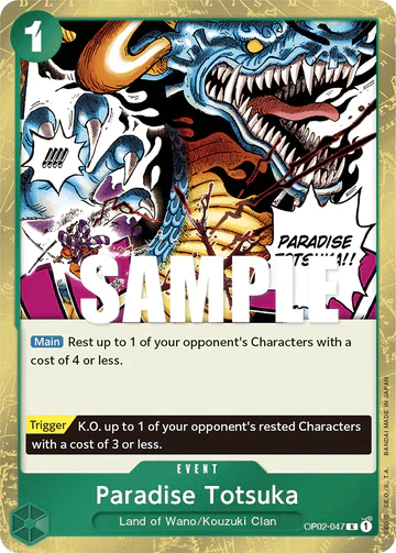 Paradise Totsuka - OP02-047 R - OP02 Paramount War - One Piece Card Game (Foil)