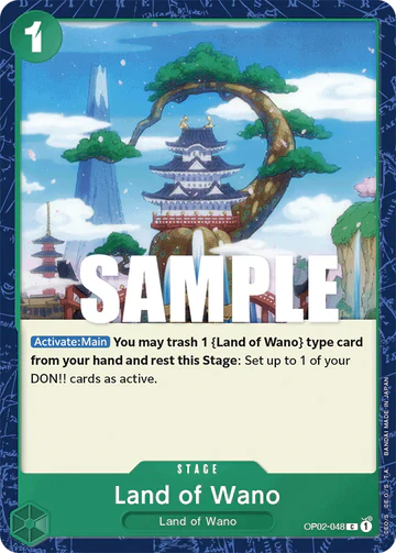 Land of Wano - OP02-048 C - OP02 Paramount War - One Piece Card Game