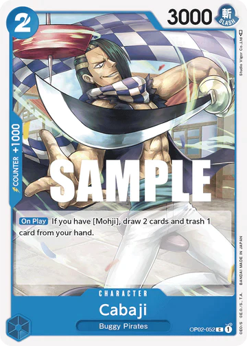 Cabaji - OP02-052 C - OP02 Paramount War - One Piece Card Game