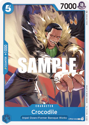 Crocodile - OP02-053 C - OP02 Paramount War - One Piece Card Game